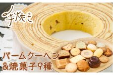 手焼き バームクーヘン と 焼菓子9種 詰め合わせ B 10点 【フランス菓子 サンドール】 スイーツ 焼菓子 詰合せ [TDW002]