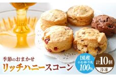 リッチハニースコーン アソート 10個 スイーツ 洋菓子 焼菓子 多治見市/famfam [TAK010]