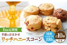 【6回定期便】 リッチハニースコーン アソート 10個 スイーツ 洋菓子 焼菓子 多治見市/famfam [TAK012]