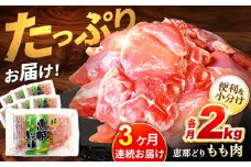 【3回定期便】【冷凍】 恵那どり もも肉 小分け 8枚 セット (約2kg)   鶏肉 とりにく 冷凍 多治見市/トーノーデリカ  [TEZ002]