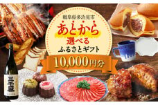 【あとから選べる】 岐阜県多治見市ふるさとギフト 1万円分  飛騨牛 日本酒 スイーツ 美濃焼 あとから ギフト [TDA027]