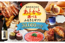 【あとから選べる】 岐阜県多治見市ふるさとギフト 3万円分  飛騨牛 日本酒 スイーツ 美濃焼 あとから ギフト [TDA029]
