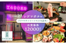 シグマポチャ お食事券 12,000円分  多治見市 韓国料理 屋台料理 居酒屋 チケット [TGH019]