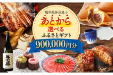 【あとから選べる】 岐阜県多治見市ふるさとギフト 90万円分  飛騨牛 日本酒 スイーツ 美濃焼 あとから ギフト [TDA038]
