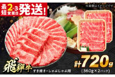 飛騨牛 すき焼き しゃぶしゃぶ 両用 720g ロース 肩ロース 多治見市 / 飛騨牛 牛肉 和牛 養老ミート 冷凍 赤身 和牛 ギフト [THG004]