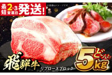 飛騨牛 極上 リブロース ブロック 5kg 多治見市 / 飛騨牛 牛肉 和牛 養老ミート 冷凍 和牛 ギフト [THG015]