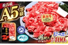 《12回定期便》 【A5等級】 飛騨牛 切り落とし(前バラ・肩ロース使用) 総計4.8kg 〈1回あたり〉400g 多治見市 / 豊吉屋精肉店 プロトン凍結 氷温(R)熟成 国産 ブランド牛 [THK003]