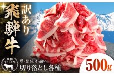 【訳あり】 飛騨牛 切落とし 500g 多治見市 / 飛騨高山ミート MZ011 [THP010]