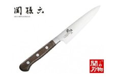 <切れ味が長持ちする高硬度ステンレス仕様>■関孫六 べにふじ ペティ120mm H14-19
