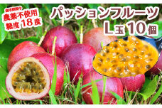 数量限定 糖度18度 パッションフルーツ果実 10個入り 国産 くだもの 果実 果肉 ビタミンC カリウム 食物繊維 栄養豊富 栄養満点 甘味 酸味 甘い 旬のフルーツ トロピカルフルーツ 南国フルーツ【7月下旬～10月下旬に順次発送】