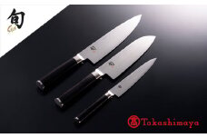 【59E0520】〈貝印〉旬Shun Classic 3本セットE（三徳包丁 175mm＆シェフズナイフ 200mm＆ユーティリティナイフ 150mm）