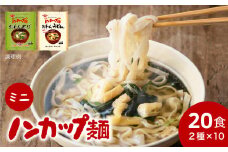 G9-04 ミニノンカップ麺 おわん麺セット20食（2種×10食）
