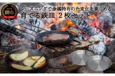 D27-02 育てる鉄皿 2枚組 【最長2ヶ月】を目安に発送