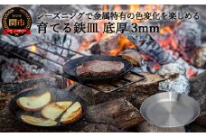 D14-06 育てる鉄皿 底厚3mm 【最長2ヶ月】を目安に発送