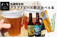 美濃関麦酒 関市の特産品を使ったクラフトビール飲み比べ（2種）6本セット【配送不可地域：離島・一部山間部等】