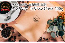 コーヒー豆 タンザニア キリマンジャロ １００g （約10杯分） ～ カフェ・アダチ 自家焙煎 珈琲 コーヒー 豆 （粉にもできます） ドリンク 飲料 カフェアダチ