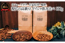 コーヒー豆 現代の高級豆 ゲイシャ飲み比べ １００g （約10杯分）×２種類 ～ カフェ・アダチ 自家焙煎 珈琲 コーヒー 豆 （粉にもできます） ドリンク 飲料 カフェアダチ