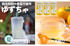 楽しみ方いろいろ! 「ゆずの里上之保」 ゆずちゃ　3個 お湯割り ソーダ割り ジャムとしても使える ～栽培期間中農薬不使用の上之保産柚子を使用 自家栽培 ゆず茶 国産 柚子 ユズ フルーツ 果物 常温 くだもの 飲み物 ドリンク 果肉 果汁 グルメ