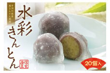 御菓子処信玄堂 「栗きんとん使用」水彩きんとん20個入 F4N-1974