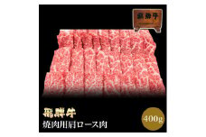 「肉の芸術品」飛騨牛肩ロース肉焼き肉用 400g F4N-0611