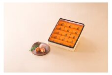 【高島屋選定品】＜七福＞宿場の茶屋柿15個入  柿 かき 栗きんとん 栗 お菓子 菓子 やわらかい 果肉 中津川市 中津川 F4N-1944