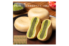 中津川市之瀬 和菓子のような伊勢茶餡 「伊勢茶＆こつぶ茶葉最中アイス」 8個入 F4N-1196