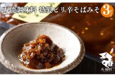 おすすめ！万能調味料 馬籠館特製ピリ辛そばみそ 3セット F4N-0814
