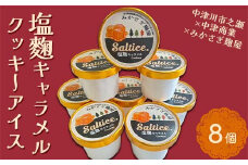 塩麹キャラメルクッキーアイス 塩麹 キャラメル クッキー カップアイス F4N-1719 