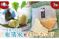 〈御菓子司 恵那福堂〉夏栗きんとん 岩清水6個・幻のおこげ1袋 栗きんとん 栗 くり 栗きんとん おやつ 菓子 和菓子 デザート スイーツ F4N-2454