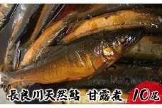 [№5308-0172]長良川天然鮎 甘露煮 10尾 世界農業遺産