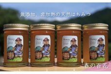 [№5308-0240]合計920g 天然蜂蜜 国産蜂蜜 非加熱 生はちみつ 岐阜県 美濃市産 春 (蜂蜜230g入りガラス瓶4本)A4 深田養蜂のハチミツ