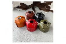 [№5308-7142]0282 本革 OD缶カバー【OD缶230g】 栃木レザー　レッド