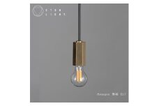 CTSH LIGHT. ペンダントライト＜HEXAGON 無垢 E17＞ 瑞浪市 / ジオニック 照明器具 ソケット 真鍮 ゴールド [AZBQ075]