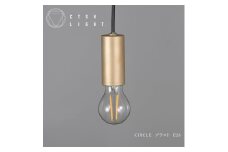 CTSH LIGHT. ペンダントライト＜CIRCLE ブラスト加工 E26＞ 瑞浪市 / ジオニック 照明器具 ソケット 真鍮 ゴールド [AZBQ078]
