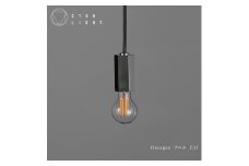 CTSH LIGHT. ペンダントライト＜HEXAGON クロム E17＞ 瑞浪市 / ジオニック 照明器具 ソケット 鉄 シルバー [AZBQ087]