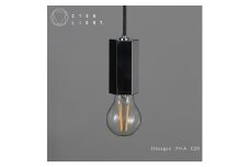 CTSH LIGHT. ペンダントライト＜HEXAGON クロム E26＞ 瑞浪市 / ジオニック 照明器具 ソケット 鉄 シルバー [AZBQ088]