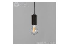 CTSH LIGHT. ペンダントライト＜HEXAGON ブラッククロム E17＞ 瑞浪市 / ジオニック 照明器具 ソケット 鉄 ブラック [AZBQ093]