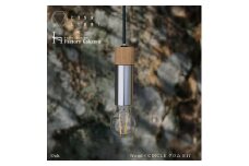 CTSH LIGHT. ペンダントライト CIRCLE＜Oak×クロム加工 E17＞ 瑞浪市 / ジオニック 照明器具 ソケット 鉄 木製 シルバー [AZBQ047]
