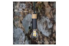 CTSH LIGHT. ペンダントライト CIRCLE＜Oak×パーカーライジング E17＞ 瑞浪市 / ジオニック 照明器具 ソケット 鉄 木製 シルバー [AZBQ059]