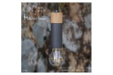 CTSH LIGHT. ペンダントライト CIRCLE＜Oak×パーカーライジング E26＞ 瑞浪市 / ジオニック 照明器具 ソケット 鉄 木製 ブラック [AZBQ060]