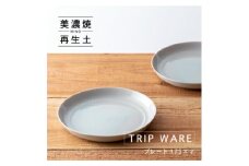 【美濃焼】 tripware プレート 175 2枚 水釉 瑞浪市 / 市原製陶 食器 皿 グッドデザイン賞受賞 [AZAE008]
