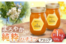 純粋ハチミツ アカシア 500g×2 瑞浪市 / honey shop Bee farm asano 蜂蜜 はちみつ [AZBT003]