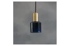 CTSH LIGHT. ペンダントライト＜Ljus オールド ネイビー E17＞ 瑞浪市 / ジオニック 照明器具 ソケット 真鍮 磁器 シェード タイル [AZBQ111]