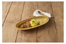 【美濃焼】 miyama. カレー うつわ いつも カレー皿 うす飴 瑞浪市 / ミヤマプランニング 食器 皿 プレート [AZCM058]