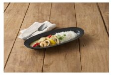【美濃焼】 miyama. カレー うつわ いつも カレー皿 鉄釉 瑞浪市 / ミヤマプランニング 食器 皿 プレート [AZCM057]