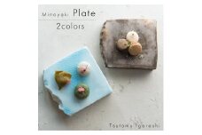 【美濃焼】 五十嵐務 台皿 2色セット 瑞浪市 / JS企画 セット 陶芸作品 皿 小皿 インテリア 食器 [AZAZ210]