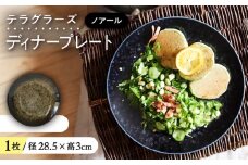【美濃焼】 テラグラーズ ディナープレート ノアール 1客 瑞浪市 / アワサカ 食器 皿 プレート [AZAD011]