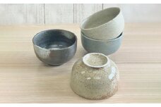 【美濃焼/みずなみ焼】 和陶 姫丼 11cm 4個セット 土物風ブルー・土物風ベージュ・イラボ・白吹き 瑞浪市 / 山喜製陶 食器 どんぶり 茶碗 [AZCP093]