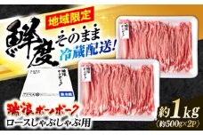 ※冷蔵配送/地域限定※ 岐阜県産 豚 瑞浪ボーノポーク しゃぶしゃぶ 1kg まんぷくセット 瑞浪市 / きなぁた瑞浪 [AZCI019]