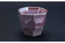 【美濃焼】 つばめ工房 黒土 ロックカップ ガーネット 瑞浪市 / 大恵 陶磁器 酒器 ギフト [AZBG010]